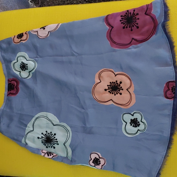 Tocca Size 4 100% Silk Flowered Skirt - Picture 1 of 8
